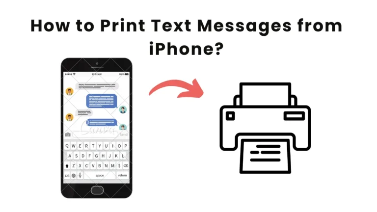 How to Print Text Messages from iPhone