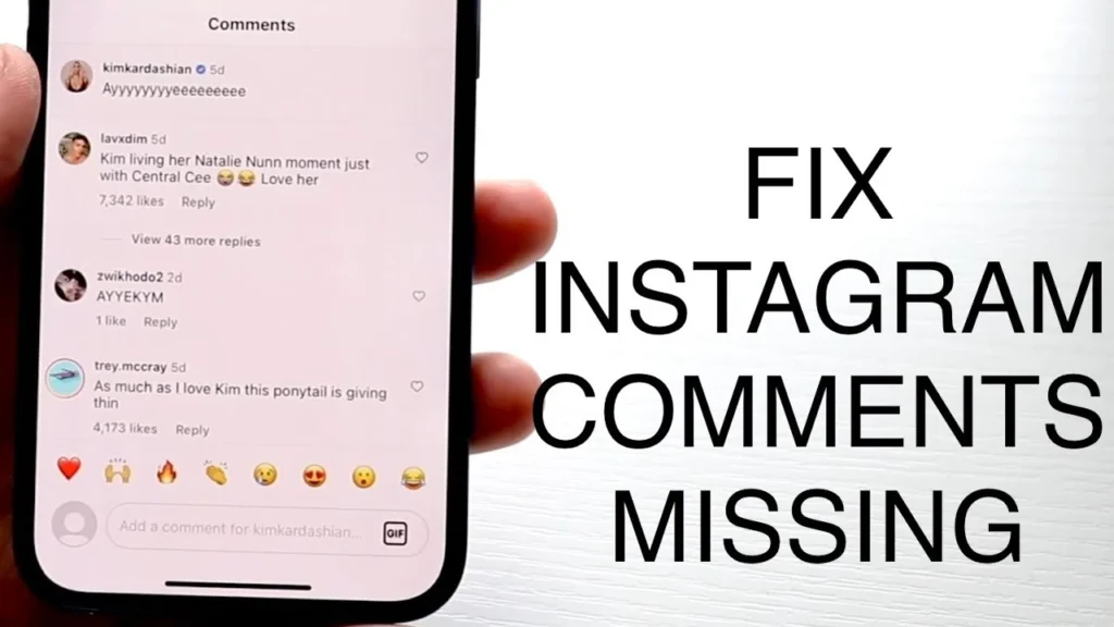 fix instagram comments not showing