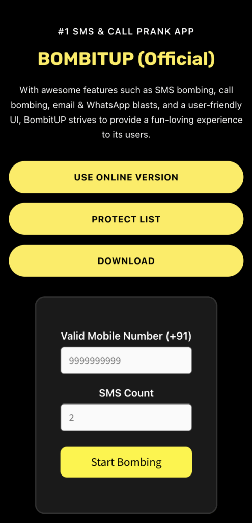 BombitUP Online Tool